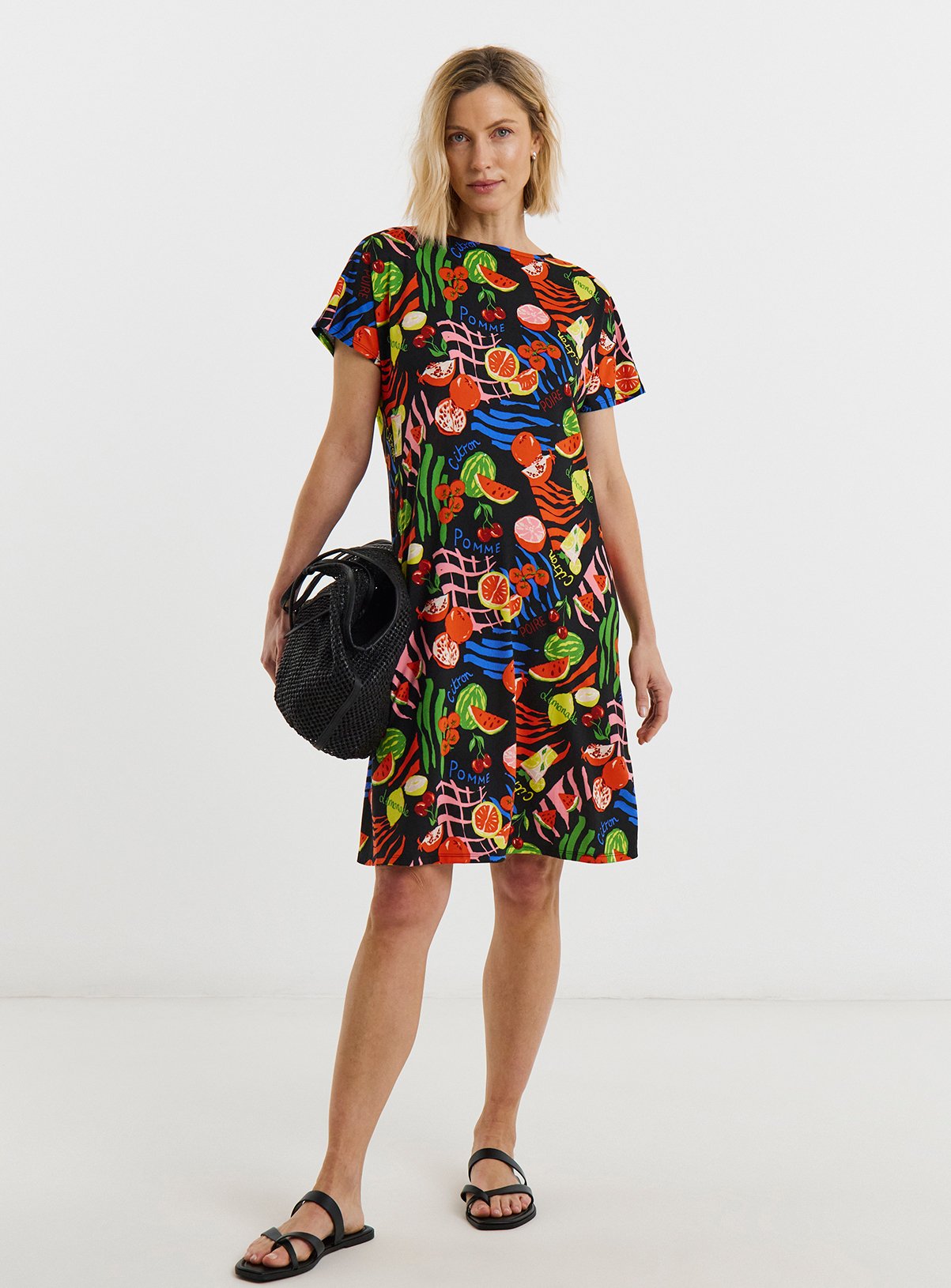JD WILLIAMS Soft Touch Jersey Swing Dress 18 - Image 3 thumbnail